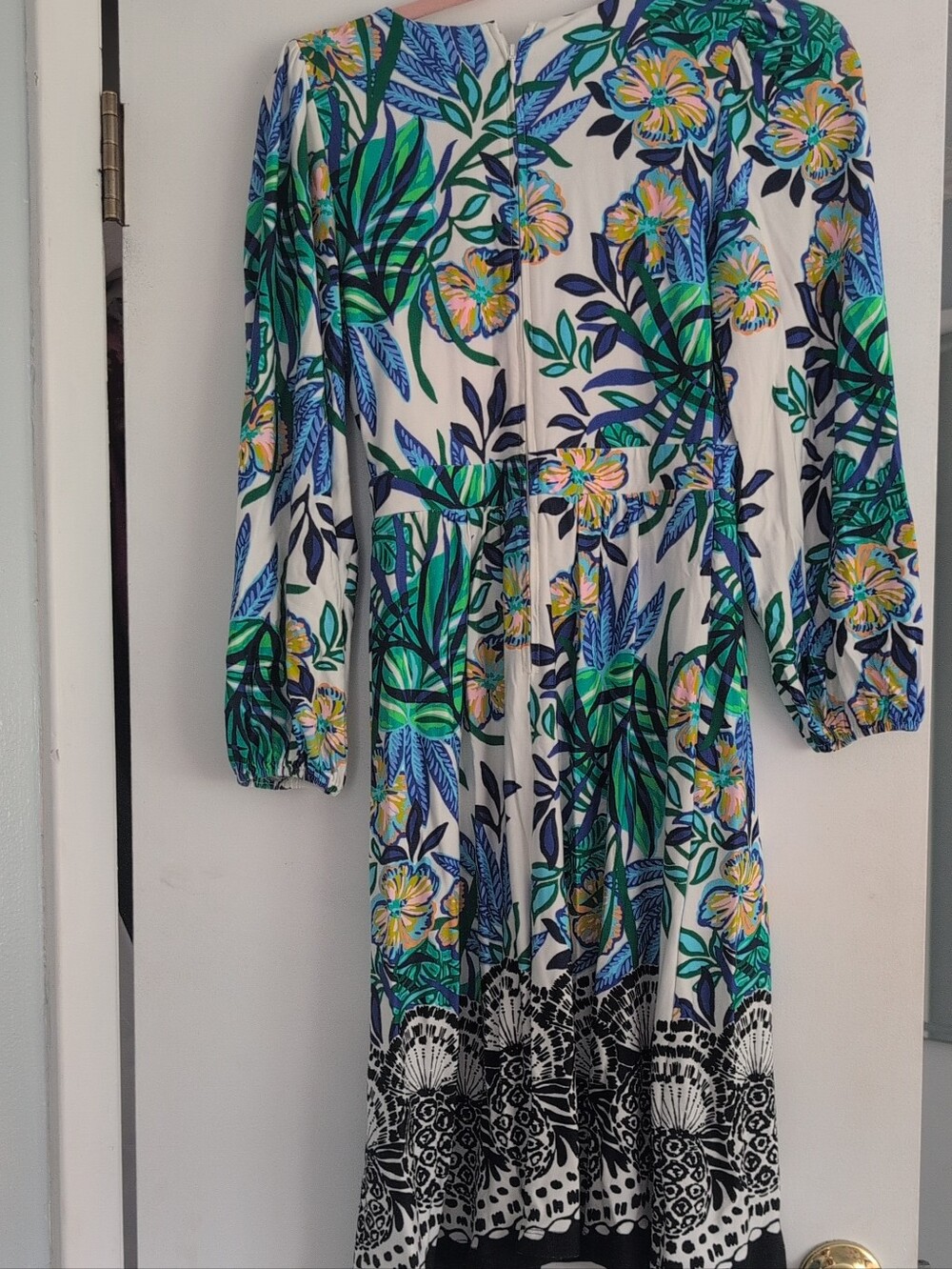 Nwt. Lilly Pulitzer Wexlee 3/4 Sleve Dress . Golden Hour Glam Print